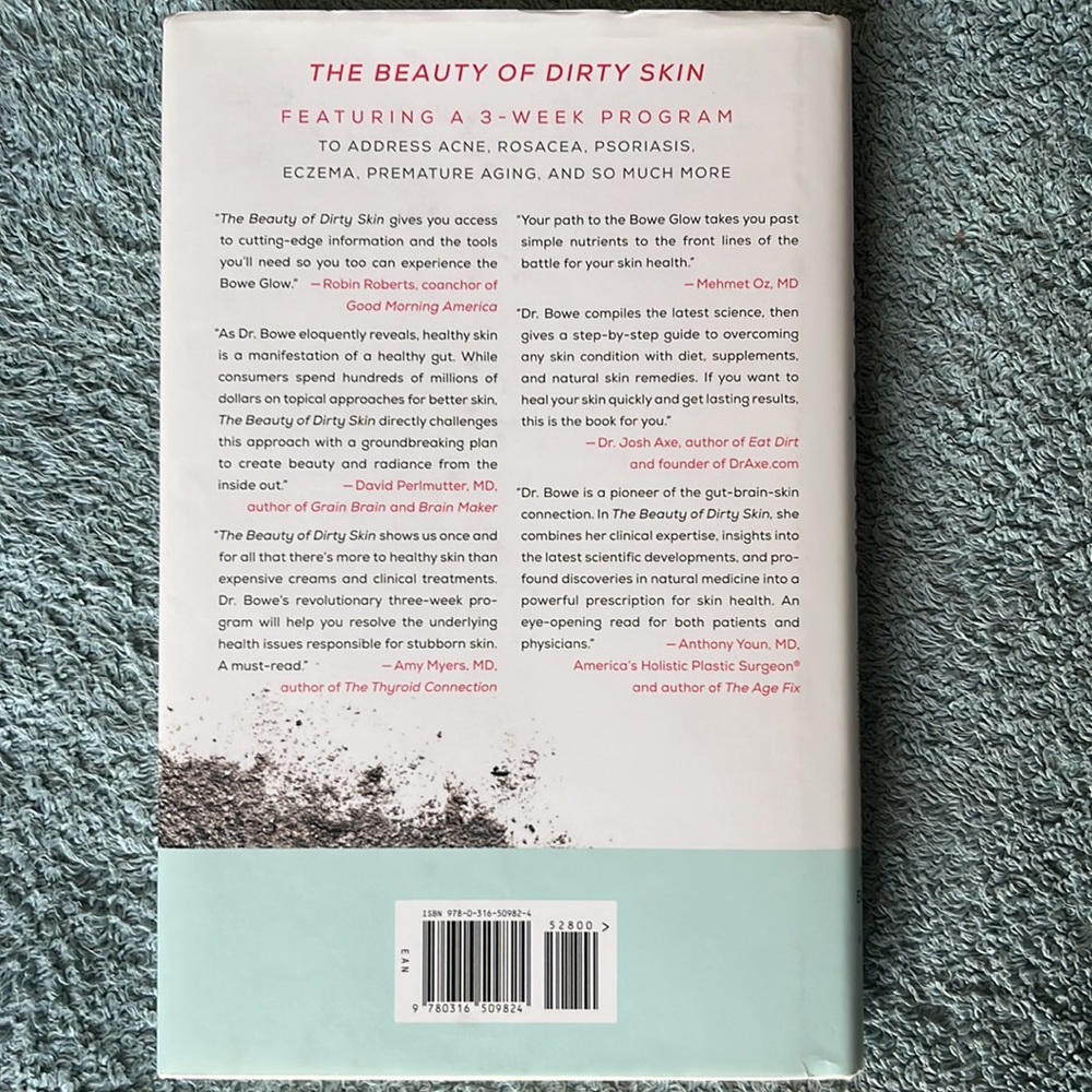 5/$25 The Beauty of Dirty Skin by Whitney Bowe, MD Hardcover Book - Picture 2 of 10